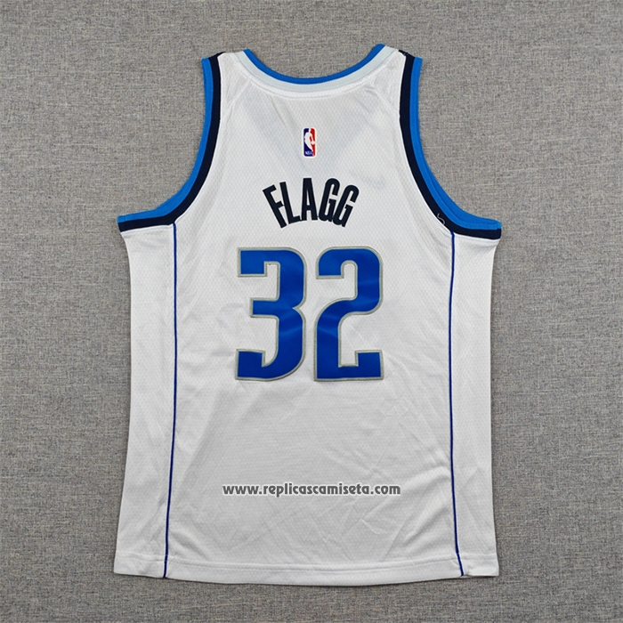 Camiseta Nino Dallas Mavericks Cooper Flagg NO 32 Association 2025-26 Blanco